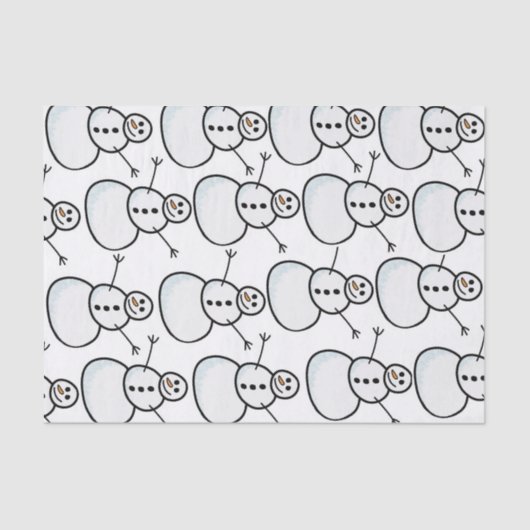 Snowmen Tissuepapier (Voorkant)