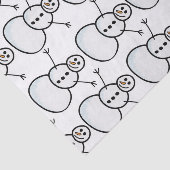Snowmen Tissuepapier (Detail)