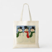 Snowmen Tote Bag (Achterkant)