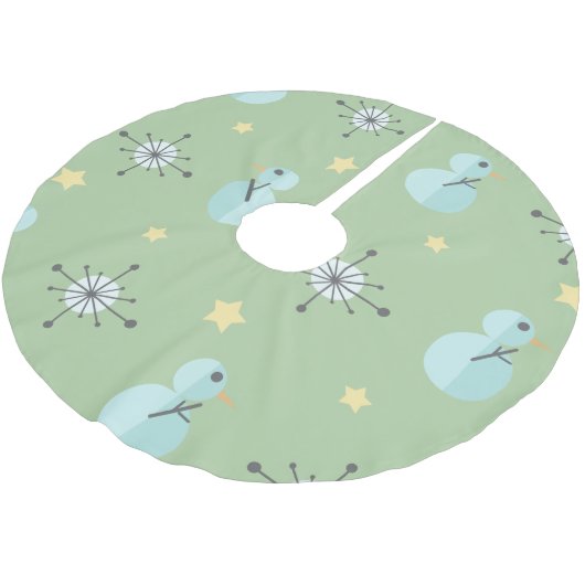 Snowmen uit de Mideeuw Kerstboom Rok (Gekanteld)