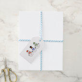 Snowmen Winter is gekomen Cadeaulabel (Met Touw)