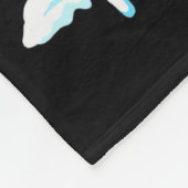 Snowmies Santa Lights Christmas Snowman Volleyball Fleece Deken (Hoek)