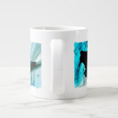 Snowmobiel op Icy Trails Jumbo Mok (Achterkant)