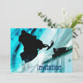 Snowmobiel op Icy Trails Kaart (Staand voorkant)