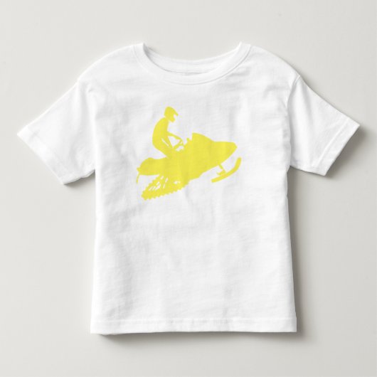 Snowmobier Kinder Shirts (Voorkant)