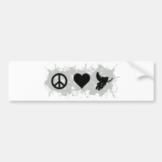 Snowmobiing Bumpersticker