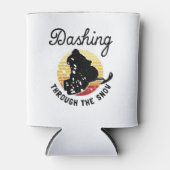 Snowmobiing - Dashing door de sneeuw Blikjeskoeler (Voorkant)