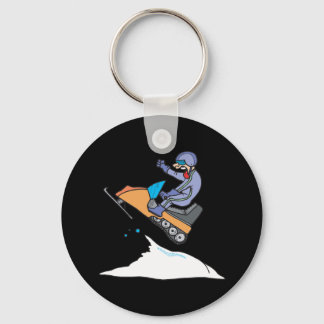 Snowmobiing Jump Sleutelhanger