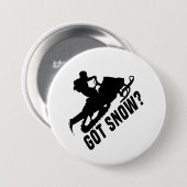 Snowmobiing Ronde Button 7,6 Cm (Voorkant /achterkant)