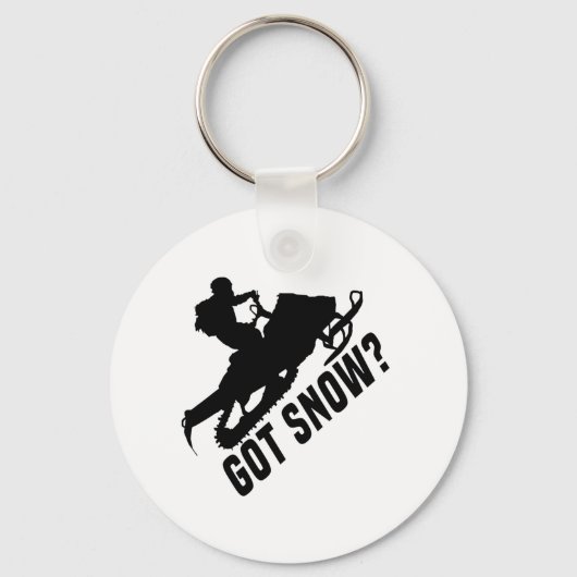 Snowmobiing Sleutelhanger (Voorkant)
