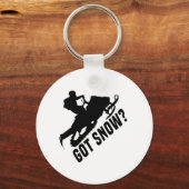 Snowmobiing Sleutelhanger (Voorkant)