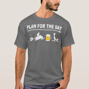 Snowmobiing Snowmobile - Skidoo Daily Plan T-shirt