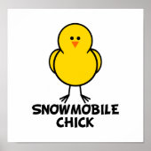 Snowmobile Chick Poster (Voorkant)