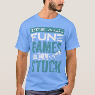 Snowmobile die snowmobielt zijn all fun en gam t-shirt