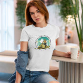 Snowmobile en bergen t-shirt