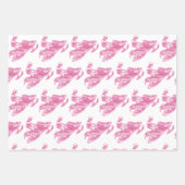 Snowmobile in roze Camouflage Inpakpapier Vel (Voorkant)