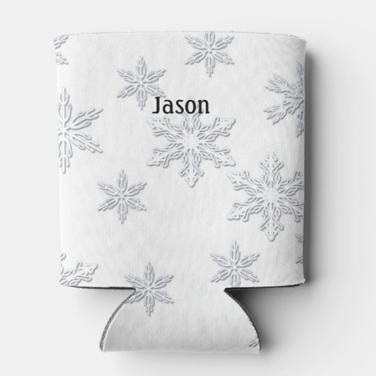 Snowmobile laat het sneeuwmaken op maat blikjeskoeler (Achterkant)