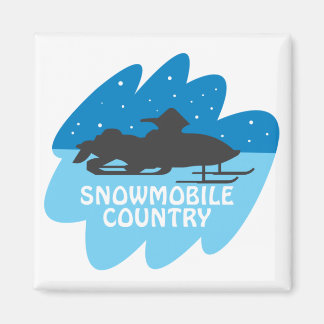 Snowmobile Land Magneet