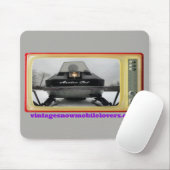Snowmobile Lovers 1972 Arctic Cat Mousepad Muismat (Met muis)