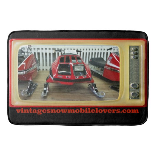 Snowmobile Lovers RUPP Bath Mat (Voorkant)