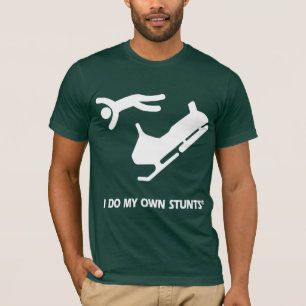 Snowmobile Mijn eigen stunts T-shirt