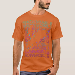 Snowmobile Retro T-shirt