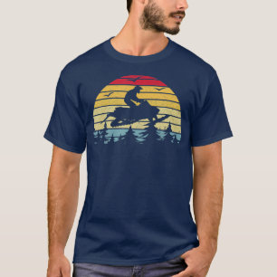 Snowmobile Skidoo Retro Skidodos Mountain T-shirt