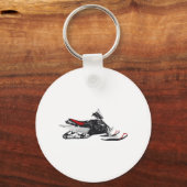 Snowmobile Sleutelhanger (Voorkant)