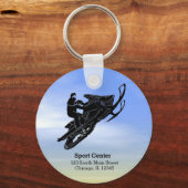 Snowmobile Sleutelhanger (Voorkant)