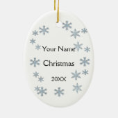 Snowmobile Snow Minnesota kerstversiering Keramisch Ornament (Achterkant)