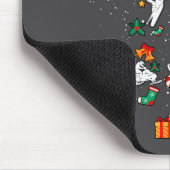 Snowmobile Snowmobiling Christmas Tree Xmas Muismat (Hoek)