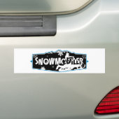SNowmobiler Bumpersticker (Op auto)