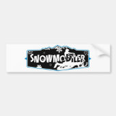 SNowmobiler Bumpersticker (Voorkant)
