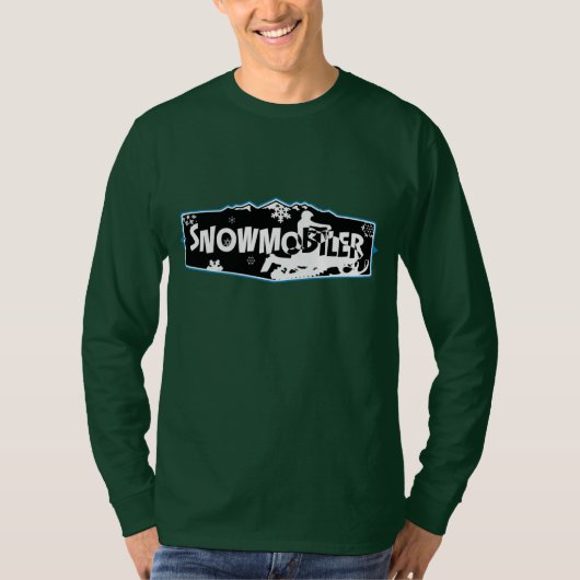 Snowmobiler Hanes Nano Long Sleeve T-Shirt (Voorkant)