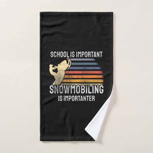 SnowMobing Snowmobile Handdoek (Handdoek)