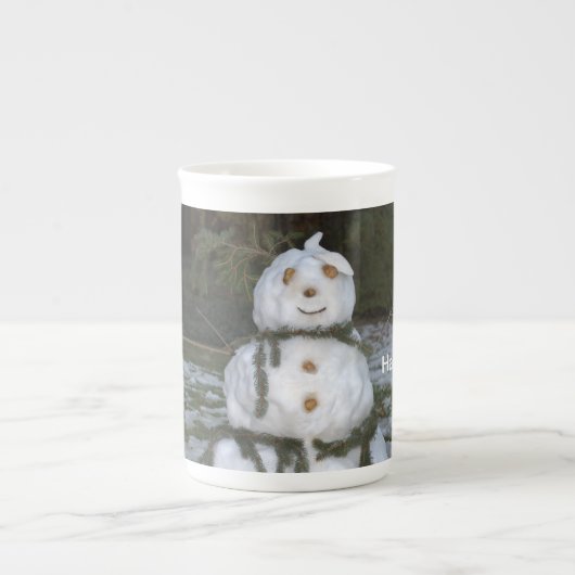 Snownan habillé d'os Chine Mug (Devant)