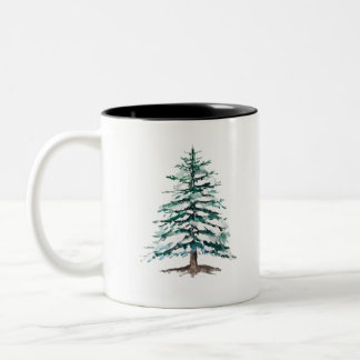 snowpienbomen tweekleurige koffiemok