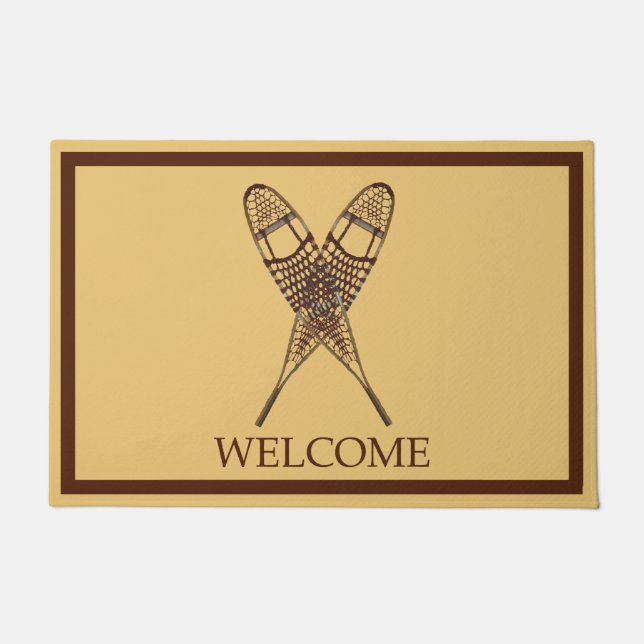 Snowschoenen - Welkom Deurmat (Voorkant)