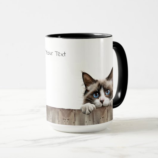 Snowshoe Cat Mok (Voorkant rechts)