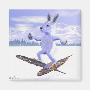 Snowshoe Hare Magneet