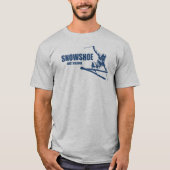Snowshoe Mountain West Virginia Skier T-shirt (Voorkant)