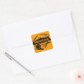 Snowshoe West Virginia orange logo autocollants (Enveloppe)