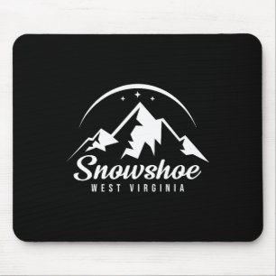 Snowshoe West Virginia Skigebied Skiën Snowboarden Muismat