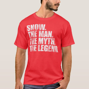 SnowSnow Familienaam Sneeuw achternaam Sneeuw Acht T-shirt