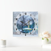 Snowstorm Vierkante Klok (Huis)