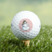 Snowwoman rose Callaway Supersoft balles de golf 3 (T-shirt Insitu)