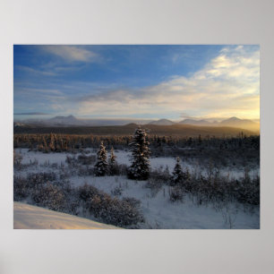 Snowy Aftermiddag Poster