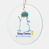 Snowy Air Force Ornament (Links)