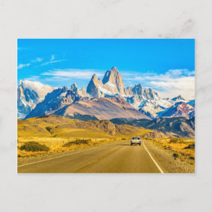 Snowy Andes Mountains, El Chalten, Argentinië Briefkaart