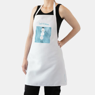 Snowy Apron Schort